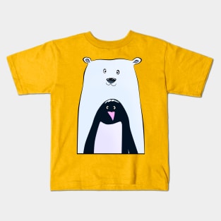 Penguin and Polar Bear Kids T-Shirt